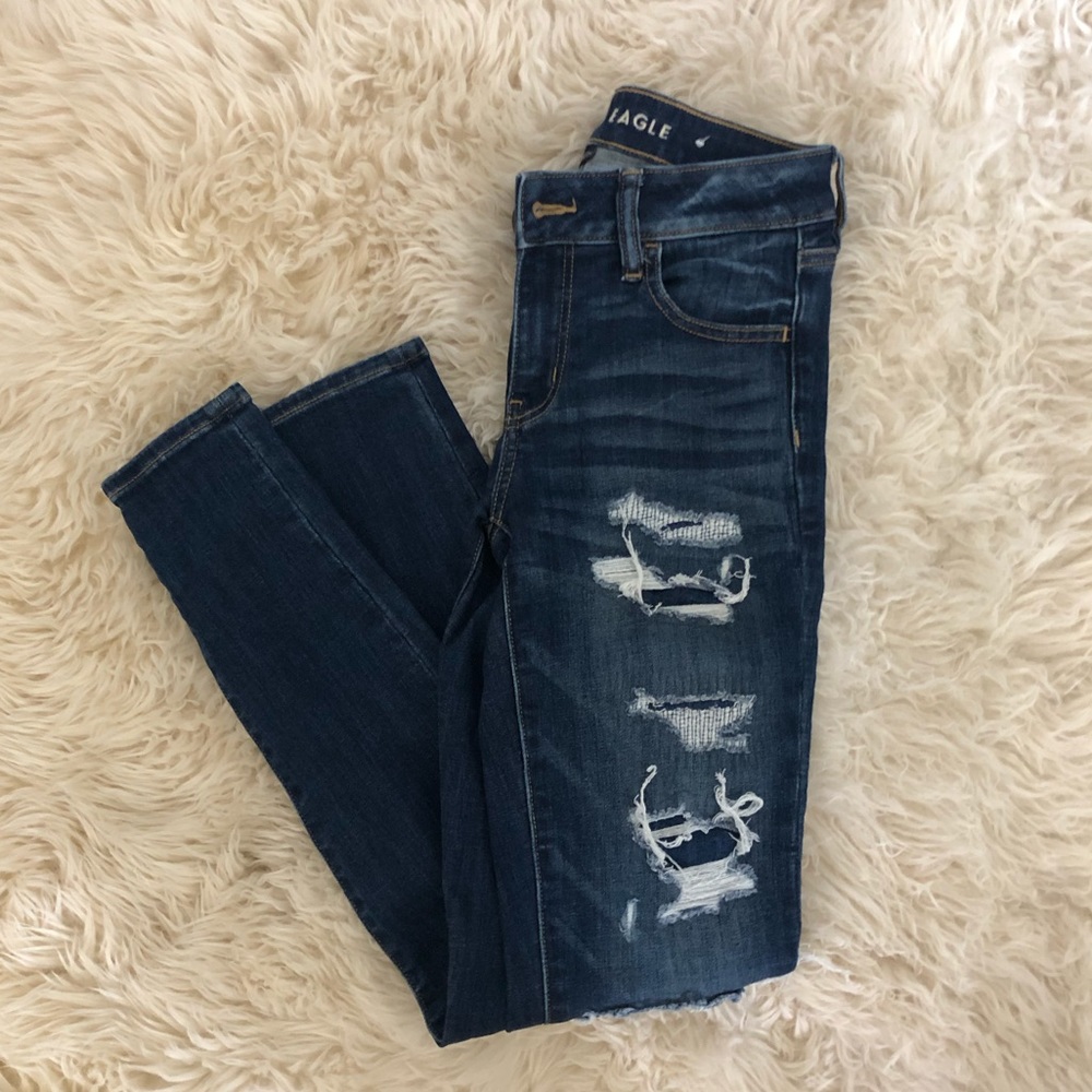 American Eagle Distressed Jeggings